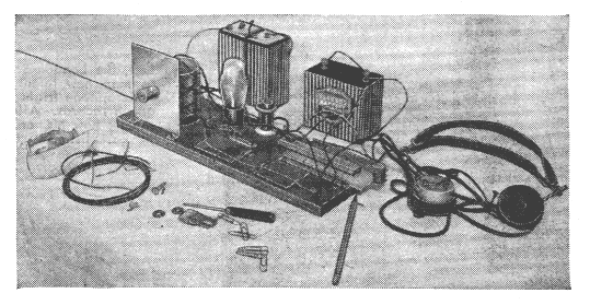 Photo of radio setup